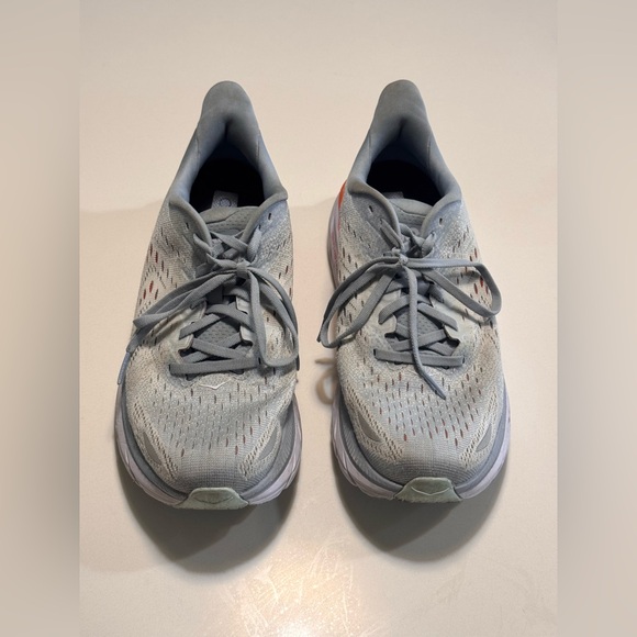 Hoka One One Clifton 8 Womens Size 9B Blue Athletic Running Shoes Sneakers - Picture 5 of 10